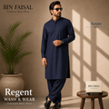 Bin Faisal  Premium Wash & Wear-AZURE BLUE