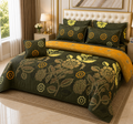 7-Piece Floral Quilted Comforter Set King Size
