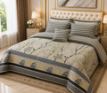 Luxury 7-Piece Comforter Set - King Size Quilted